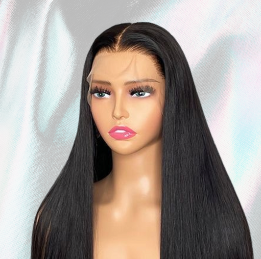 Perruque Full Lace Wig 13X6 - Cheveux Naturels Brésiliens Lisses - HD